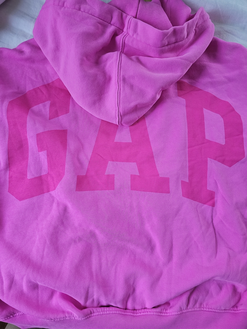 GAP Hot Pink Cropped Hoodie - Picture 6 of 6
